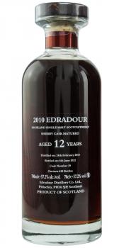 Edradour 12 Jahre 2010-2022 Ibisco Sherry 57,2% vol. 0,7l